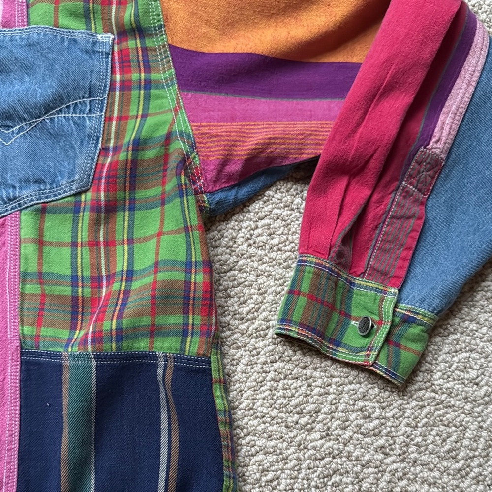 Jou Jou Multicolor Patchwork Jacket - image 7